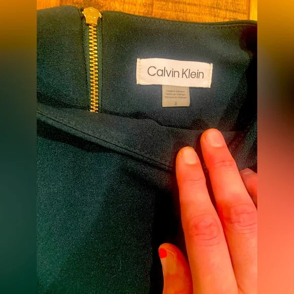 Calvin Klein Ruffle Front Dress - Picture 2 of 3